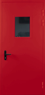 Однопольная дверь со стеклом EI 60 (RAL 3020)