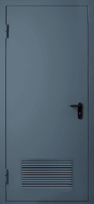 Однопольная дверь с вентиляцией EI 60 (RAL 7043)