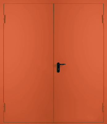 Двупольная противопожарная дверь EI 30 (RAL 2000)