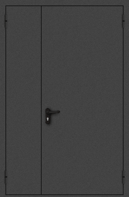 Полуторапольная противопожарная дверь EI 60 (черная)