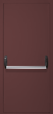 Однопольная дверь «Антипаника» (RAL 8017) 